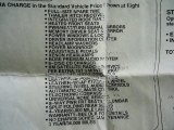 2007 Saab 9-7X 5.3i Window Sticker