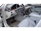 2001 Mercedes-Benz S 600 Sedan Ash Interior