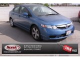 2009 Atomic Blue Metallic Honda Civic LX-S Sedan #77961318