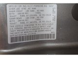 2008 Porsche Cayenne Turbo Info Tag
