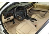 2011 BMW 3 Series 335i Sedan Beige Interior