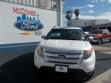 2013 White Platinum Tri-Coat Ford Explorer Limited #78023072
