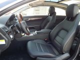 2013 Mercedes-Benz E 350 Coupe Black Interior