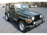 1998 Moss Green Pearl Jeep Wrangler Sahara 4x4 #78023572