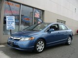 2007 Atomic Blue Metallic Honda Civic LX Sedan #78023655