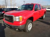 2013 Fire Red GMC Sierra 2500HD Extended Cab 4x4 #78023526