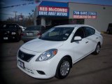 2012 Fresh Powder White Nissan Versa 1.6 SV Sedan #78023095