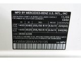 2010 ML Color Code for Arctic White - Color Code: 650