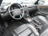 2005 Audi S4 4.2 quattro Cabriolet Ebony Interior