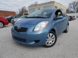 2008 Bayou Blue Pearl Toyota Yaris 3 Door Liftback #78076402