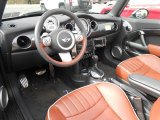 2008 Mini Cooper S Convertible Sidewalk Edition Malt Brown English Leather Interior