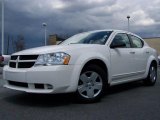 2008 Stone White Dodge Avenger SE #7786359