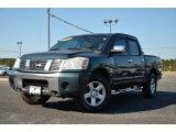 2004 Deep Water Blue/Green Nissan Titan SE Crew Cab 4x4 #78076574