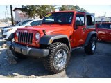 2012 Flame Red Jeep Wrangler Sport S 4x4 #78076563