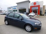 2010 Blue Graphite Metallic Volkswagen Golf 4 Door #78076380