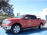 2012 Red Candy Metallic Ford F150 Lariat SuperCrew #78076244