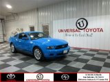 2012 Grabber Blue Ford Mustang V6 Premium Coupe #78121798