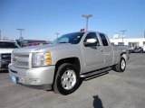 Sheer Silver Metallic Chevrolet Silverado 1500 in 2010