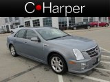 Sunset Blue Cadillac STS in 2008