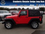 2013 Rock Lobster Red Jeep Wrangler Sport S 4x4 #78121898