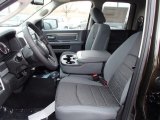 2013 Ram 1500 Big Horn Quad Cab 4x4 Black/Diesel Gray Interior