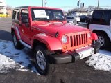 2013 Rock Lobster Red Jeep Wrangler Sahara 4x4 #78122441