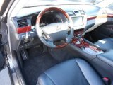2008 Lexus LS 460 Black Interior