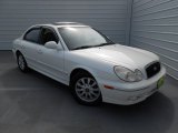 Powder White Pearl Hyundai Sonata in 2005