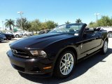 2012 Ford Mustang V6 Premium Convertible Front 3/4 View