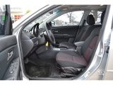 2006 Mazda MAZDA3 s Touring Sedan Black/Red Interior