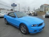 2012 Grabber Blue Ford Mustang V6 Premium Convertible #78121947