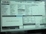 2013 GMC Sierra 2500HD Extended Cab 4x4 Window Sticker