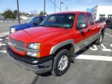 2003 Chevrolet Silverado 1500 LS Extended Cab 4x4 Front 3/4 View