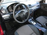 2005 Mazda MAZDA3 i Sedan Black Interior