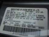 2011 370Z Color Code for Gun Metallic - Color Code: KAD
