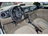 2013 Volkswagen Beetle Turbo Convertible Beige Interior