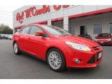 2012 Race Red Ford Focus SEL Sedan #78181203
