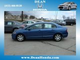 2010 Atomic Blue Metallic Honda Civic LX Sedan #78181326