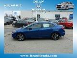 2013 Dyno Blue Pearl Honda Civic EX-L Sedan #78181322