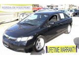 2010 Crystal Black Pearl Honda Civic LX-S Sedan #78203358