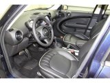 2013 Mini Cooper S Countryman ALL4 AWD Carbon Black Lounge Leather Interior