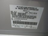 2011 MAZDA6 Color Code for Ingot Silver - Color Code: 39X