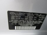 2013 Elantra Color Code for Silver - Color Code: N3S