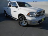 2012 Bright White Dodge Ram 1500 Laramie Crew Cab 4x4 #78214045