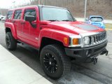 2007 Victory Red Hummer H3  #78213805