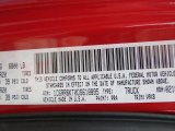 2013 1500 Color Code for Flame Red - Color Code: PR4