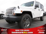 2013 Bright White Jeep Wrangler Unlimited Oscar Mike Freedom Edition 4x4 #78213910