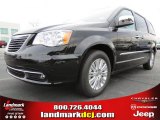 2013 Brilliant Black Crystal Pearl Chrysler Town & Country Touring - L #78213908