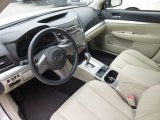 2011 Subaru Outback 2.5i Premium Wagon Warm Ivory Interior