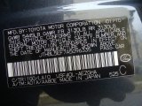 2010 LS Color Code for Smoky Granite Mica - Color Code: 1G0